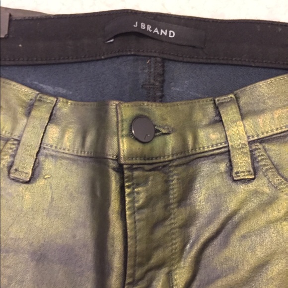 J Brand Super Skinny Coated Jeans - Picture 9 of 13